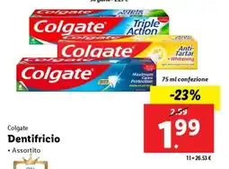 Lidl Colgate Dentifricio offerta