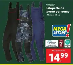 Lidl Salopette da lavoro per uomo offerta