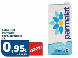 Sigma Latte UHT Parmalat parz. scremato offerta