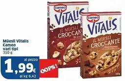 Sigma Müesli Vitalis Cameo vari tipi offerta