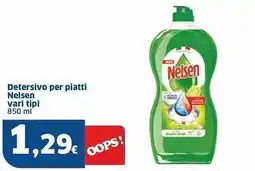 Sigma Detersivo per piatti Nelsen vari tipi offerta