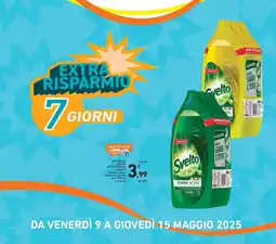 Spazio Conad Detersivo liquido per stoviglie svelto limone, aceto, zenzero e limone conf. x 3 pezzi offerta
