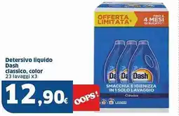 Sigma Detersivo liquido Dash classico, color offerta