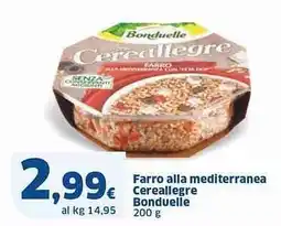 Sigma Farro alla mediterranea Cereallegre Bonduelle offerta