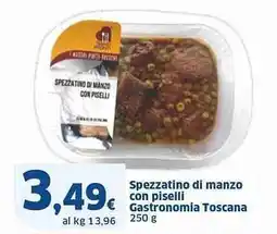 Sigma Spezzatino di manzo con piselli Gastronomia Toscana offerta