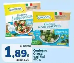 Sigma Contorno Orogel vari tipi offerta
