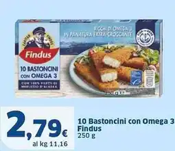 Sigma 10 Bastoncini con Omega 3 Findus offerta