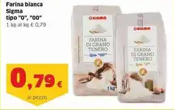 Sigma Farina bianca Sigma tipo "0", "00" offerta