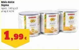 Sigma Mais dolce Sigma offerta