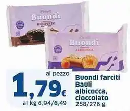 Sigma Buondì farciti Bauli albicocca, cioccolato offerta