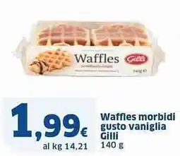 Sigma Waffles morbidi gusto vaniglia Gilli offerta