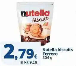Sigma Nutella biscuits Ferrero offerta