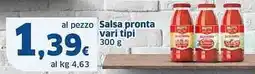 Sigma Salsa pronta vari tipi offerta