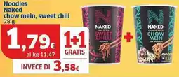 Sigma Noodles Naked chow mein, sweet chili offerta