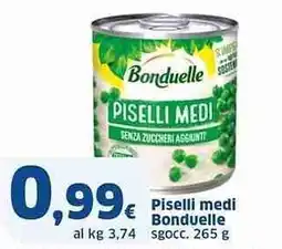 Sigma Piselli medi Bonduelle offerta