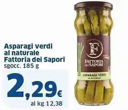 Sigma Asparagi verdi al naturale Fattoria dei Sapori offerta