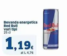 Sigma Bevanda energetica Red Bull vari tipi offerta