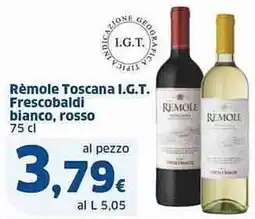 Sigma Rèmole Toscana I.G.T. Frescobaldi bianco, rosso offerta