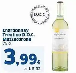 Sigma Chardonnay Trentino D.O.C. Mezzacorona offerta