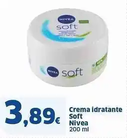 Sigma Crema idratante Soft Nivea offerta