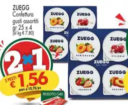 Despar ZUEGG Confettura gusti assortiti offerta