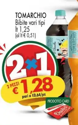Despar TOMARCHIO Bibite vari tipi offerta