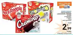Spazio Conad Reparto surgelati fior di fragola, lemonissimo, cremino algida offerta