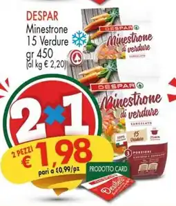 Despar DESPAR Minestrone 15 Verdure offerta