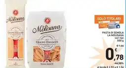 Spazio Conad Pasta di semola la molisana vari tipi offerta