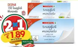 Despar DESPAR 150 Tovaglioli Monovelo offerta