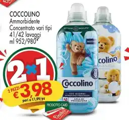 Despar COCCOLINO Ammorbidente Concentrato vari tipi offerta