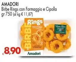 Despar AMADORI Birbe Rings con Formaggio e Cipolla offerta