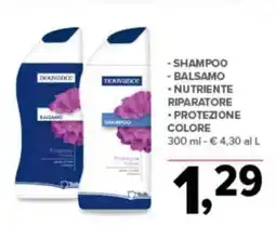 Todis -shampoo - balsamo ▪ nutriente riparatore protezione colore offerta