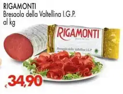 Despar RIGAMONTI Bresaola della Valtellina I.G.P. offerta