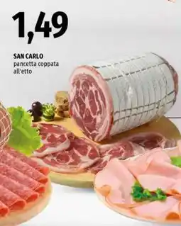 Famila SAN CARLO pancetta coppata offerta