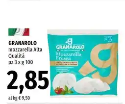 Famila GRANAROLO mozzarella alta qualità offerta