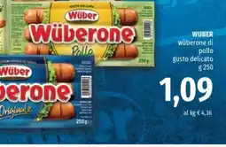 Famila WUBER wüberone di pollo gusto delicato offerta