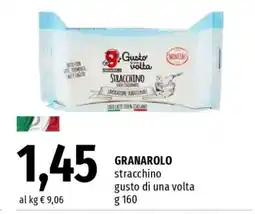 Famila GRANAROLO stracchino gusto di una volta g 160 offerta