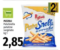 Famila PIZZOLI PataSnella patatine surgelato kg 1 offerta