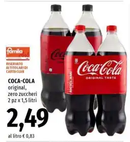 Famila Coca Cola offerta