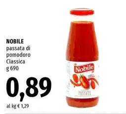 Famila NOBILE Passata di Pomodoro Classica offerta