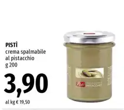 Famila PISTÌ crema spalmabile al pistacchio offerta