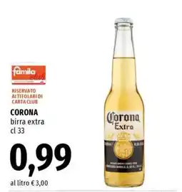 Famila CORONA offerta