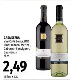 Famila CASA DEFRA' offerta