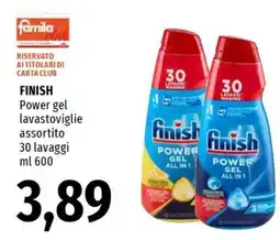 Famila FINISH POWER GEL offerta