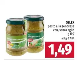 Famila SELEX pesto alla genovese offerta