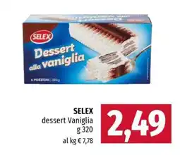 Famila SELEX dessert Vaniglia offerta