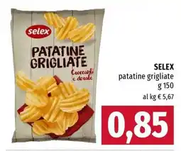 Famila SELEX patatine grigliate offerta