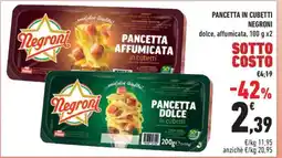 Conad Pancetta in Cubetti Negroni offerta