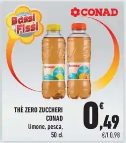 Conad THÈ ZERO ZUCCHERI CONAD offerta